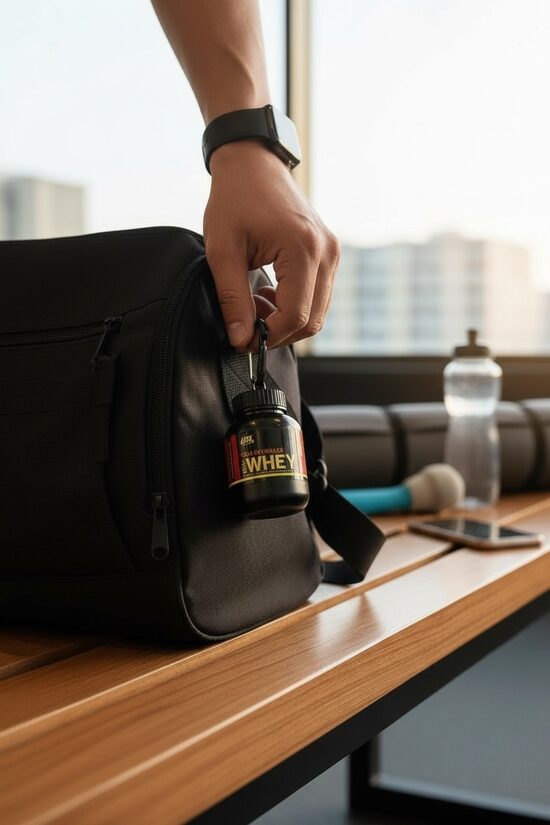 Mini pulveru konteineris & piekariņš